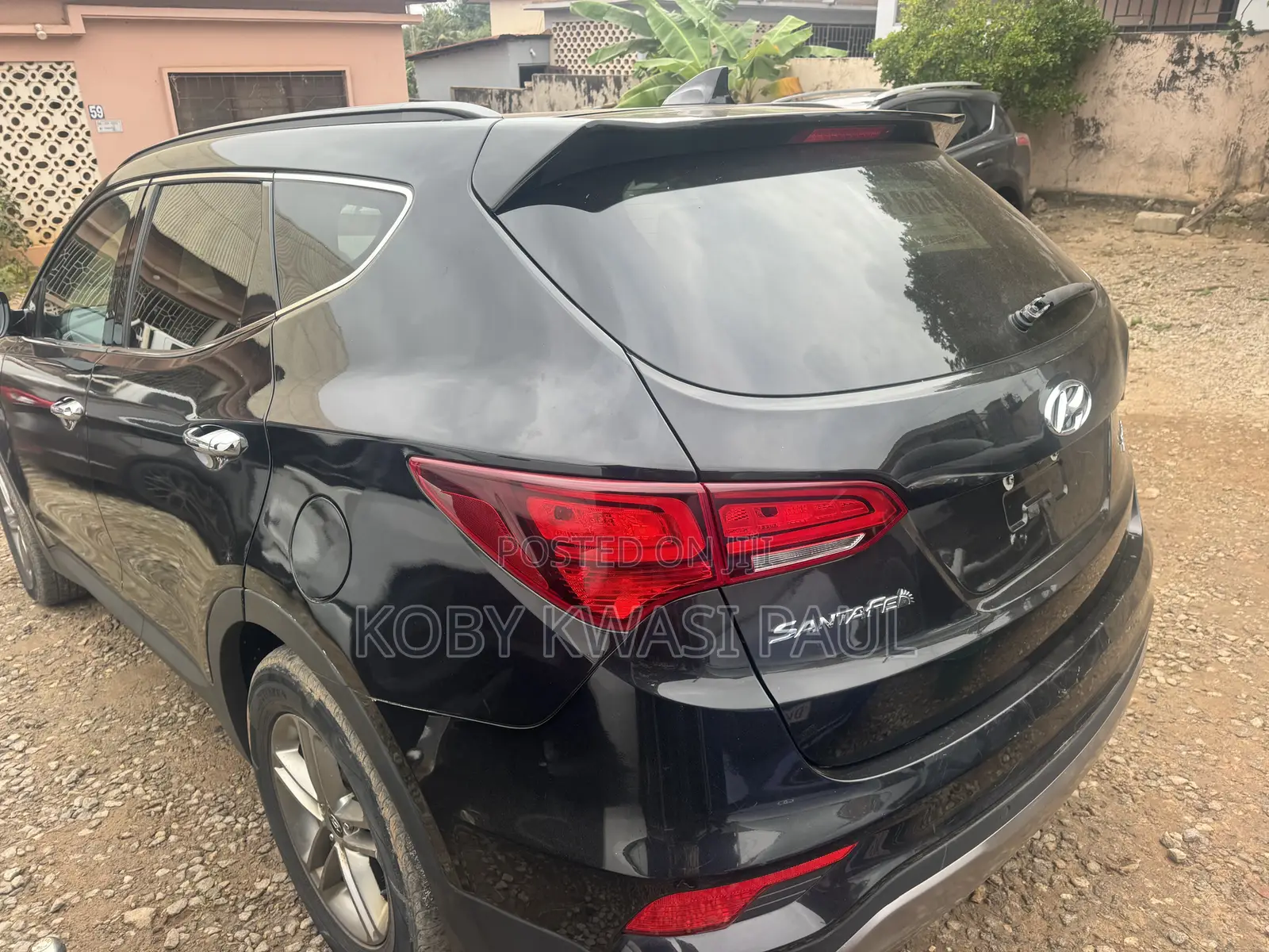 Hyundai Santa Fe SE AWD 2017 Black