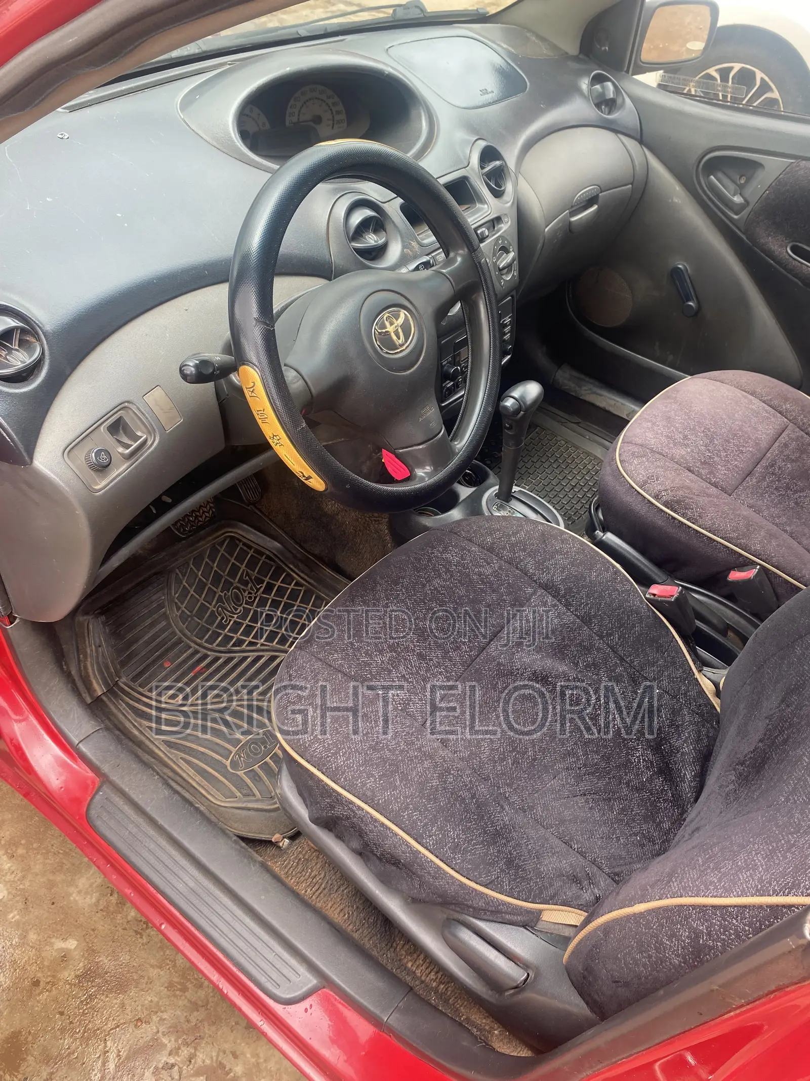 Toyota Echo Sedan 2005 Red