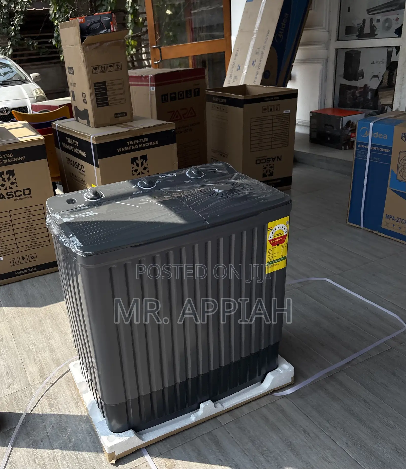 Order Unique Nasco 11kg Spin Dry Washing Machine(dark Gray).