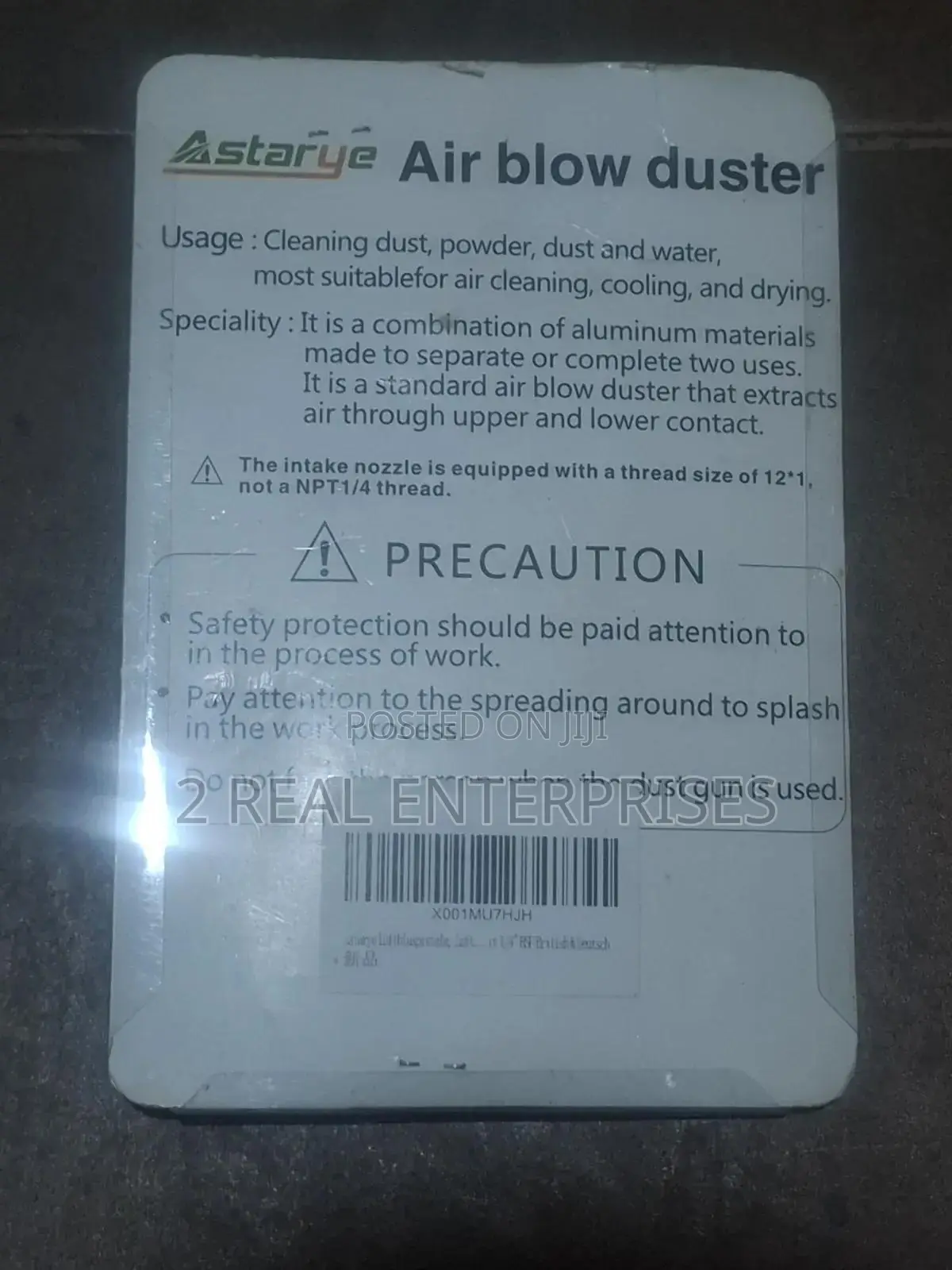 Astarve Pneumatic Compressed Air Duster Blower Gun Tool Kit
