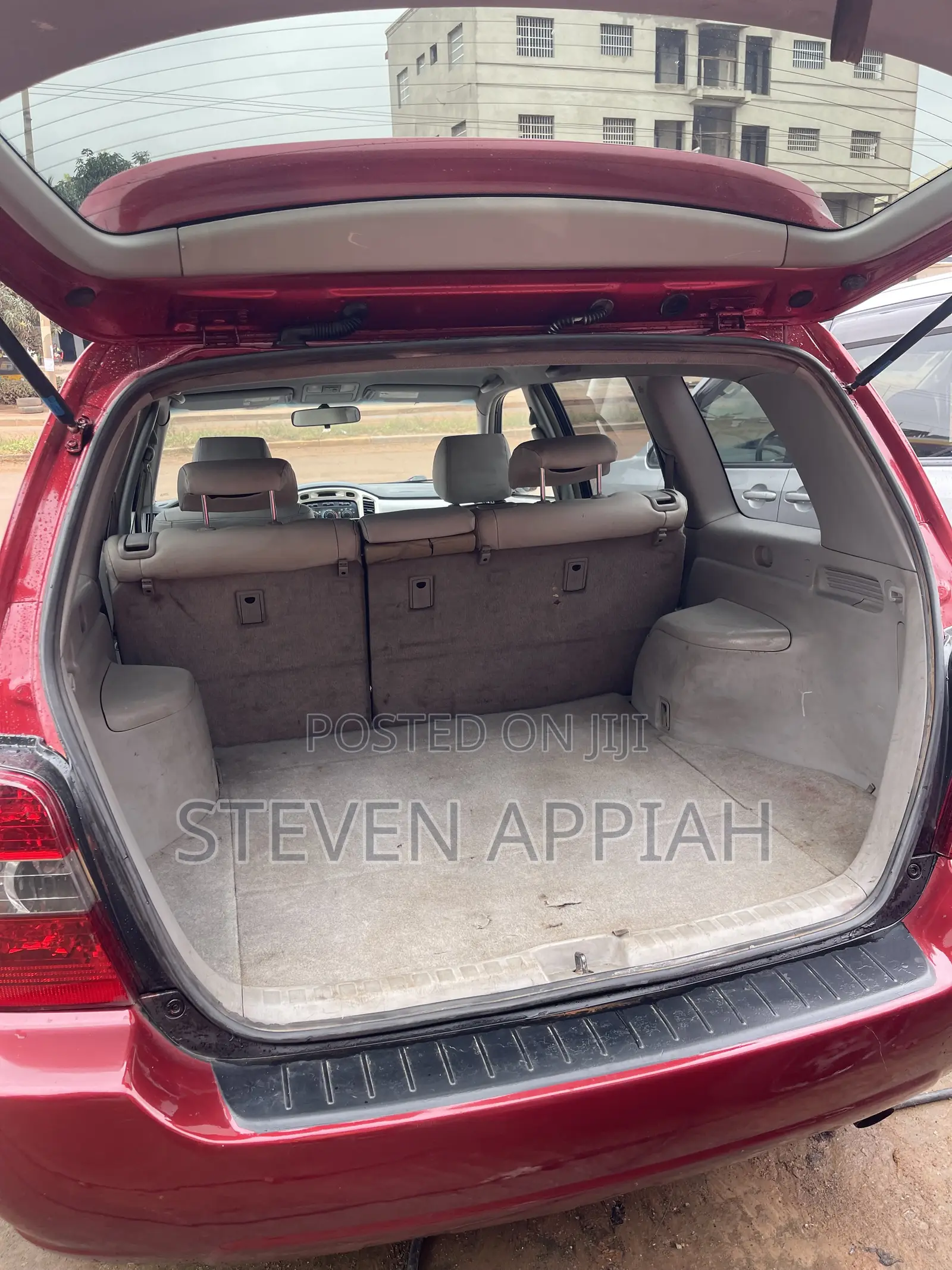Toyota Highlander 4x4 2007 Red