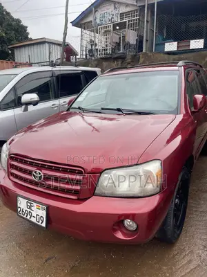 Toyota Highlander 4x4 2007 Red