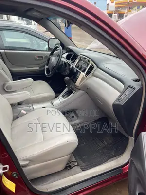 Toyota Highlander 4x4 2007 Red