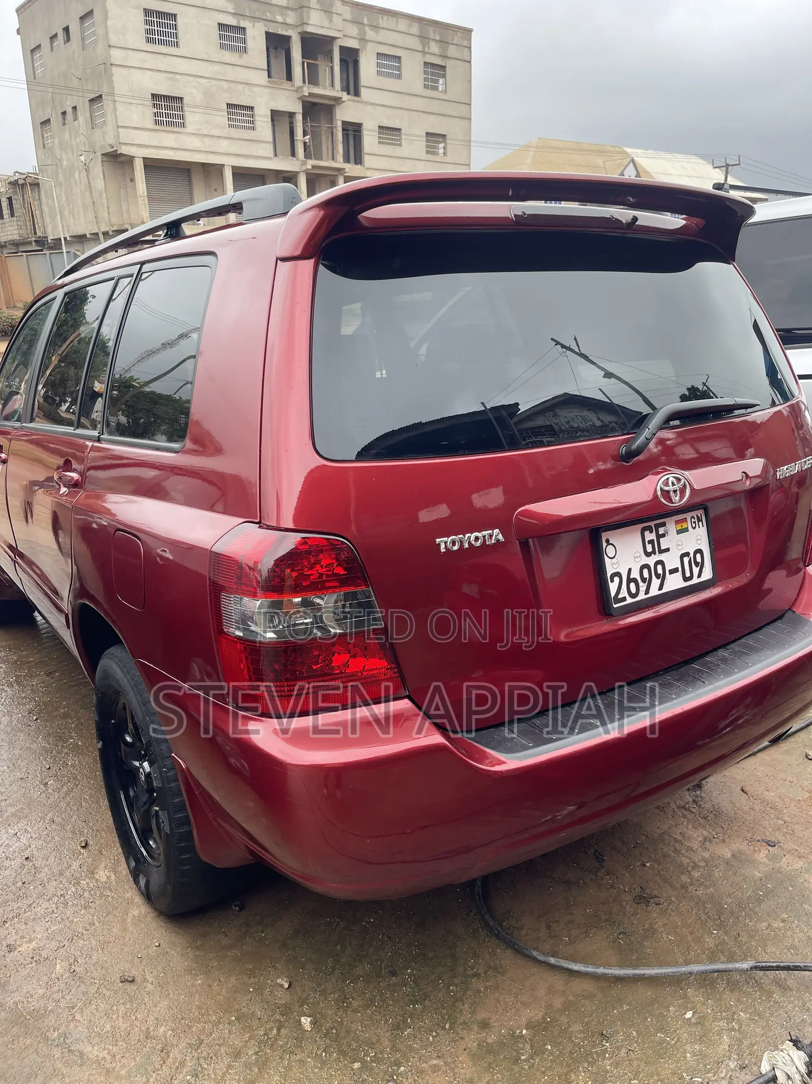 Toyota Highlander 4x4 2007 Red
