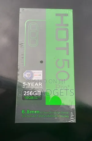 New Infinix Hot 50 Pro+ 4G 256 GB Gold