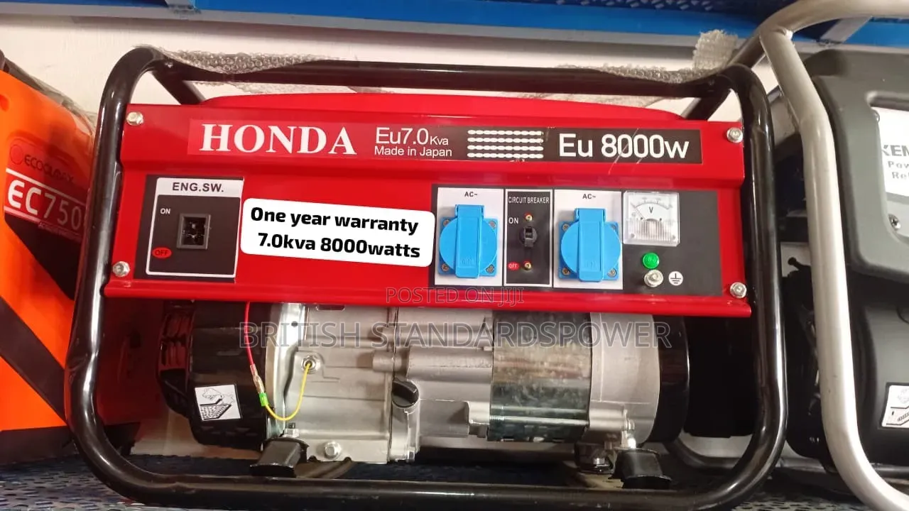 Honda 7KVA Generator – Strong & Durable