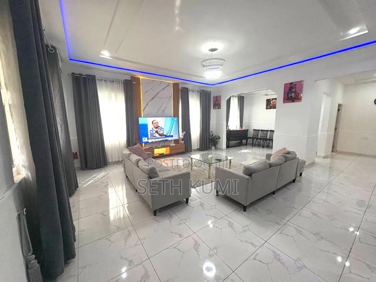 Furnished 3bdrm House in Adom Estate, Community 25 for sale