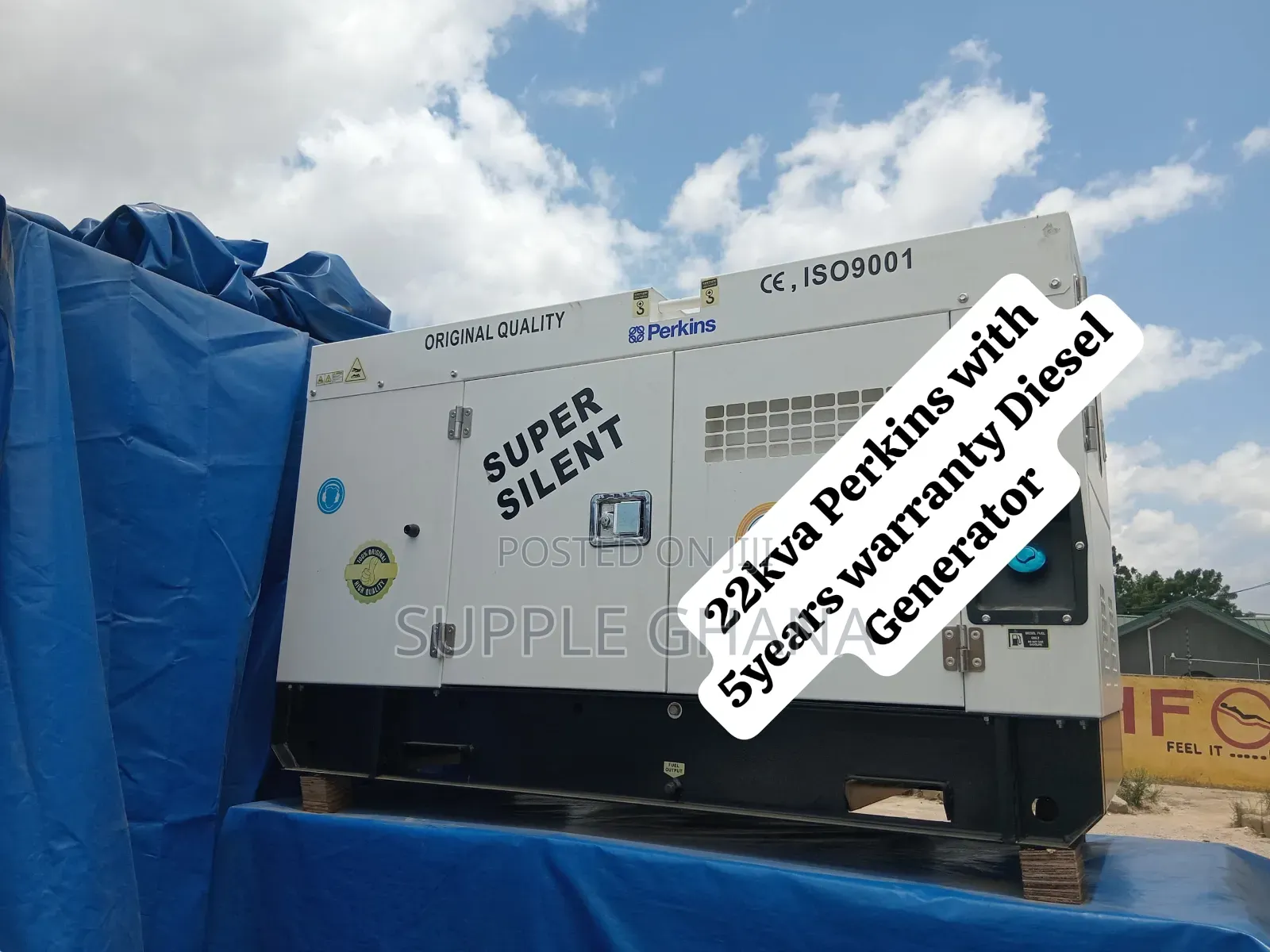 Perkins Silent Genset – Powerful Backup Power for Shops, Offices Homes