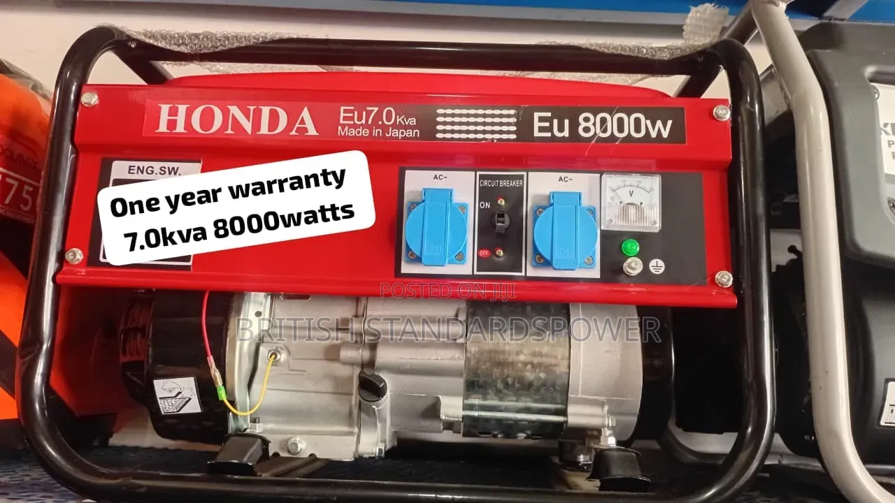 Heavy Duty Honda 7.0KVA Generator