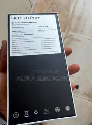 New Infinix Hot 70 Pro 5G+ 256 GB Black