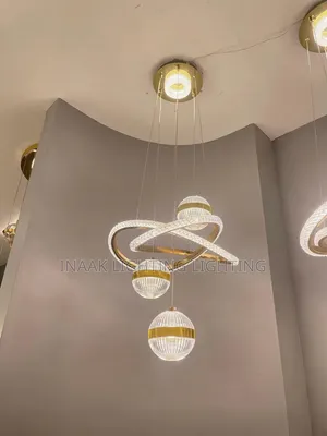 Three Globe Ring Chandelier