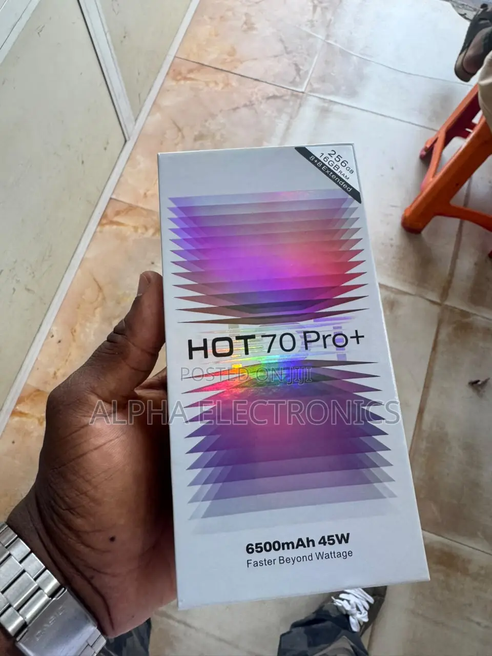 New Infinix Hot 70 Pro 5G+ 256 GB Gray