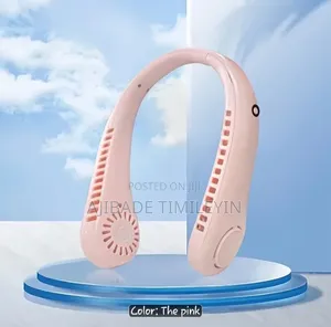 Rechargeable Neck Fan 2- In 1- Lavender -8 Hours - Pay on Dilivery