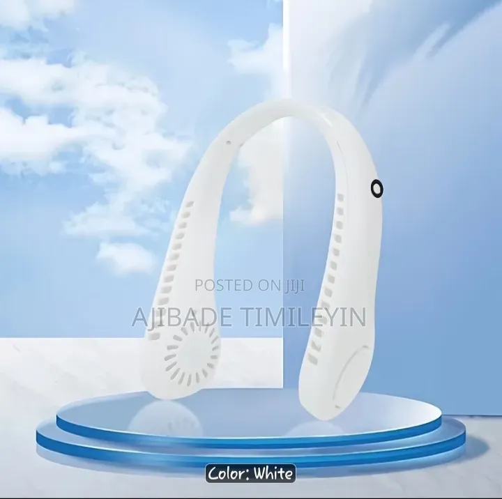 Rechargeable Neck Fan 2- In 1- Lavender -8 Hours - Pay on Dilivery