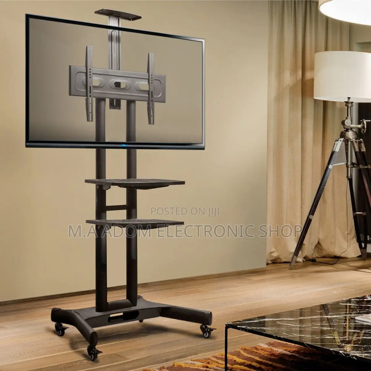 Heavy Duty TV Size Movable Trolley 32”-85”