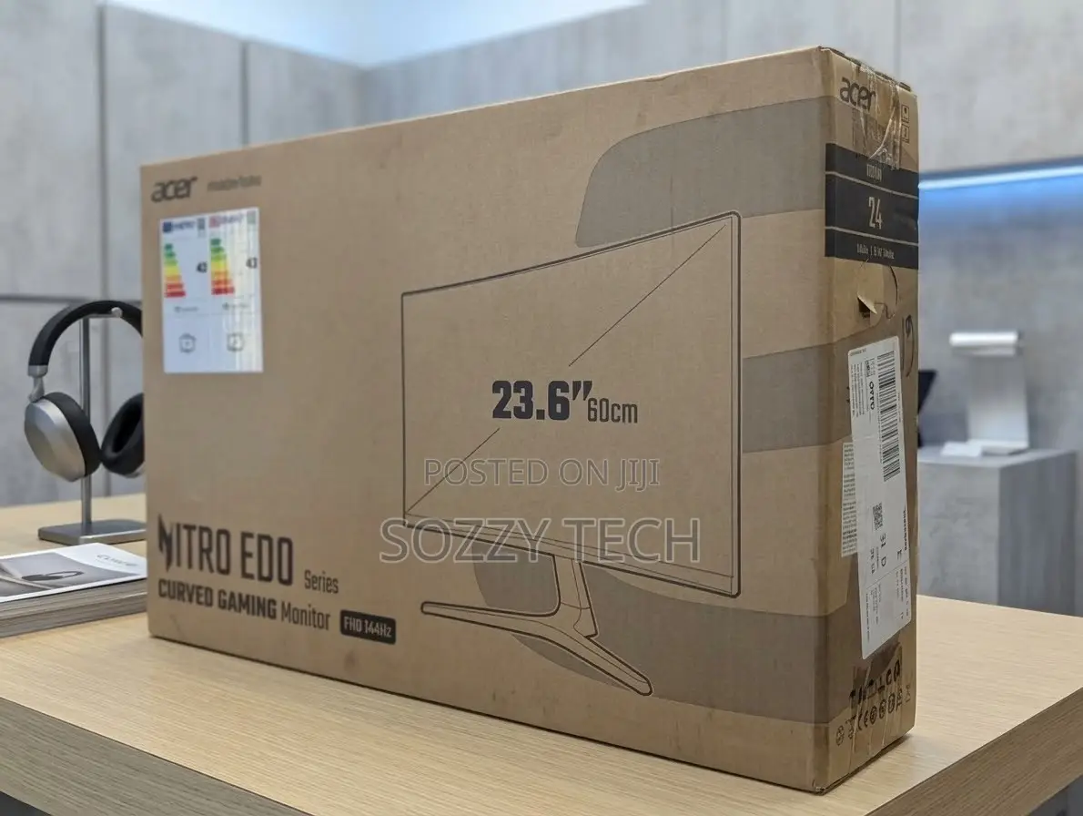 Acer Nitro ED240Q 24-Inch 1500R Curved 144Hz FHD Monitor FreeSync,