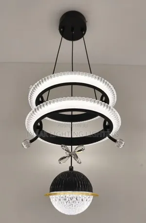 Stylish 2-Tier Crystal Pendant Light