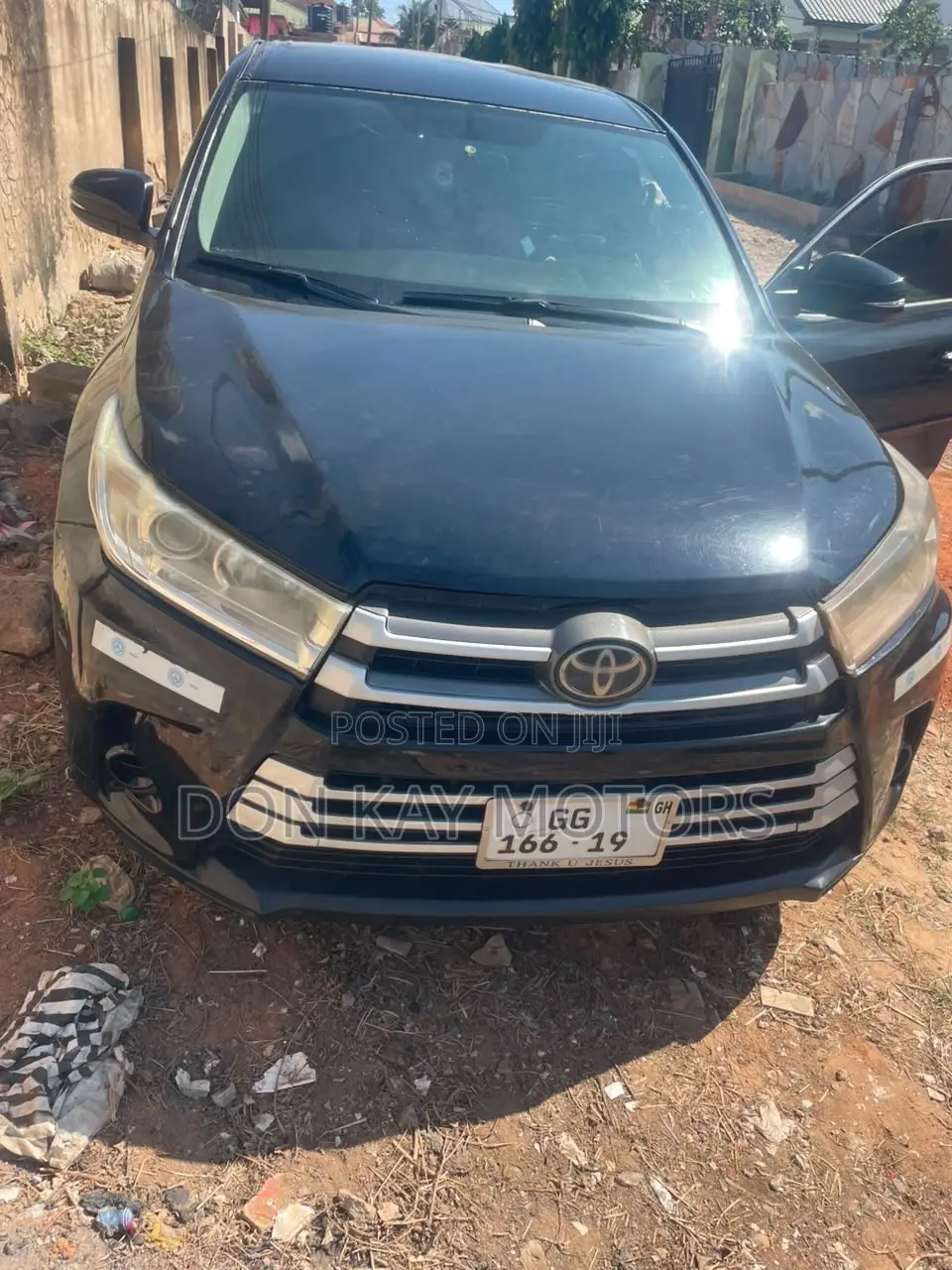 Toyota Highlander LE 4x2 (2.7L 4cyl 6A) 2018 Black