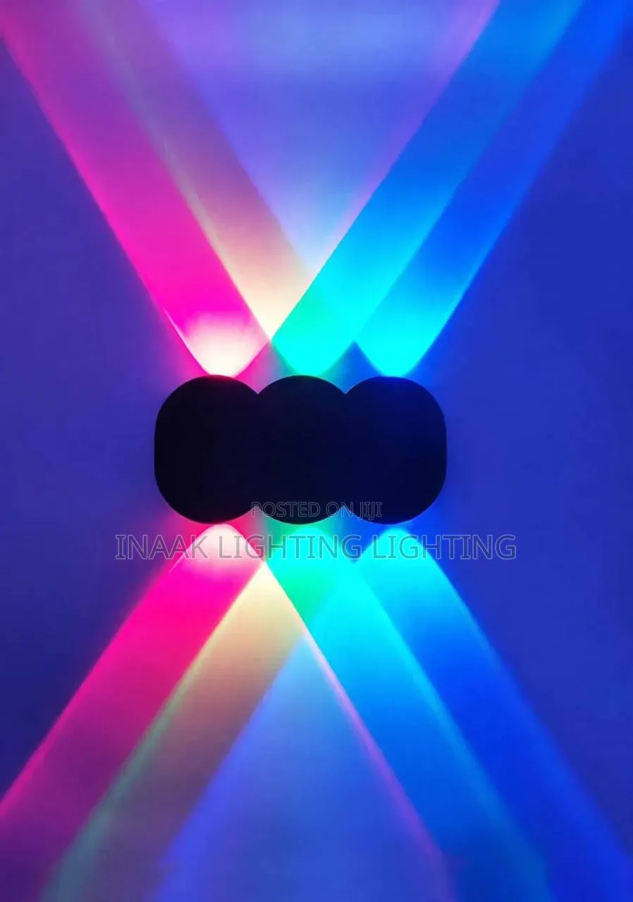 3head RGB Up Down Wall Light