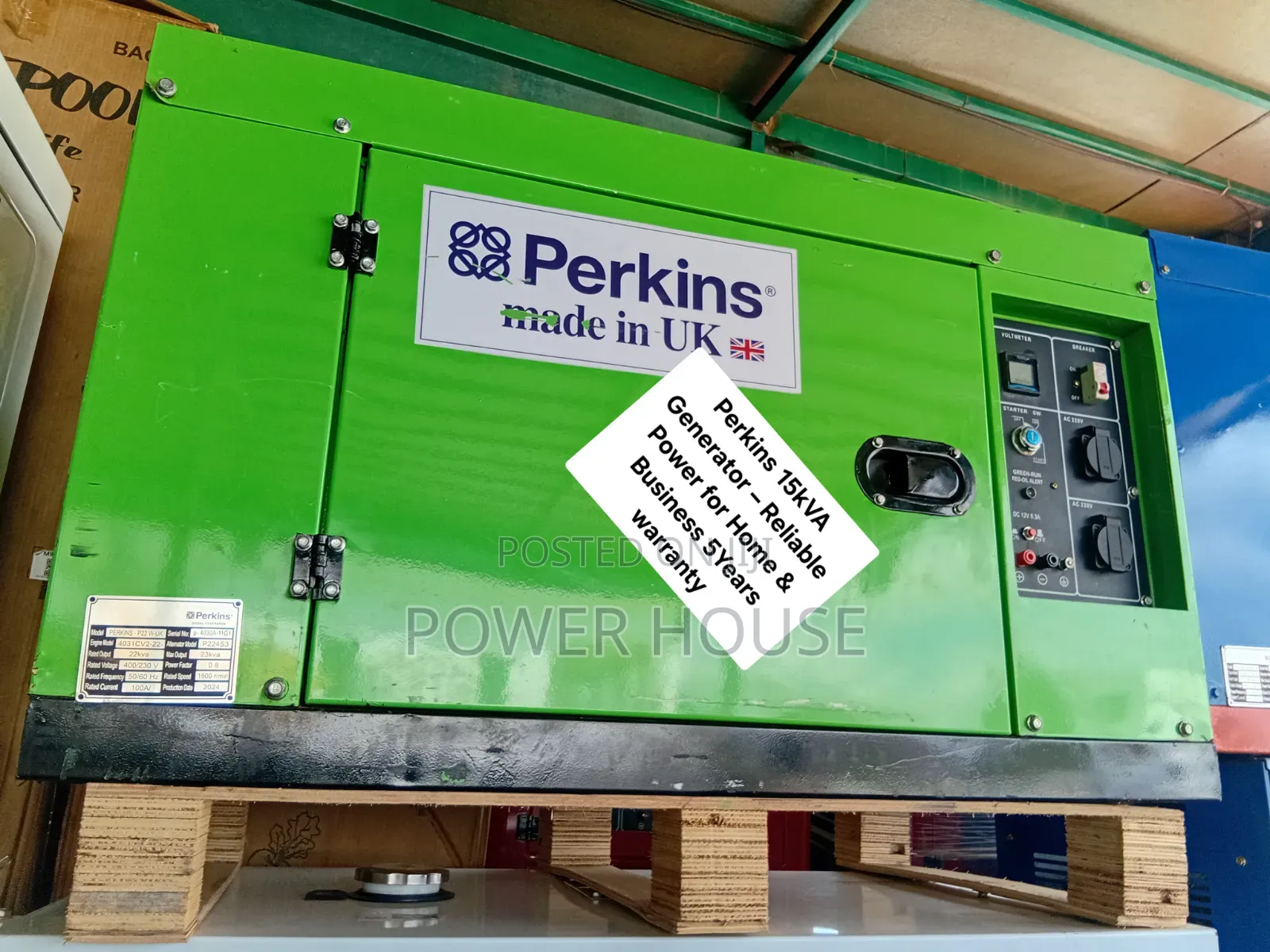 Perkins 15kVA Diesel Generator – Dependable Backup Power