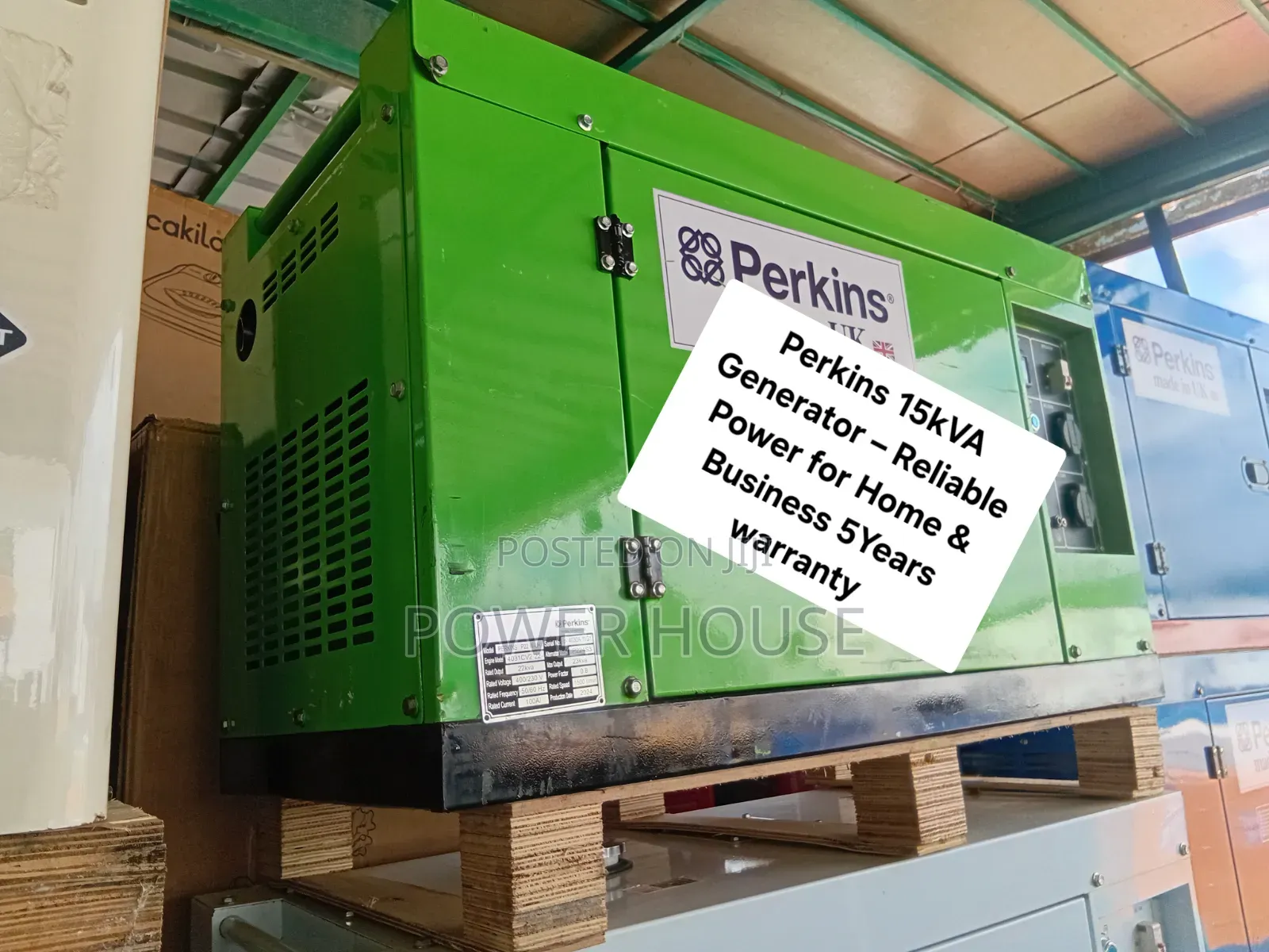 Perkins 15kVA Generator – Quality Diesel Power Solution