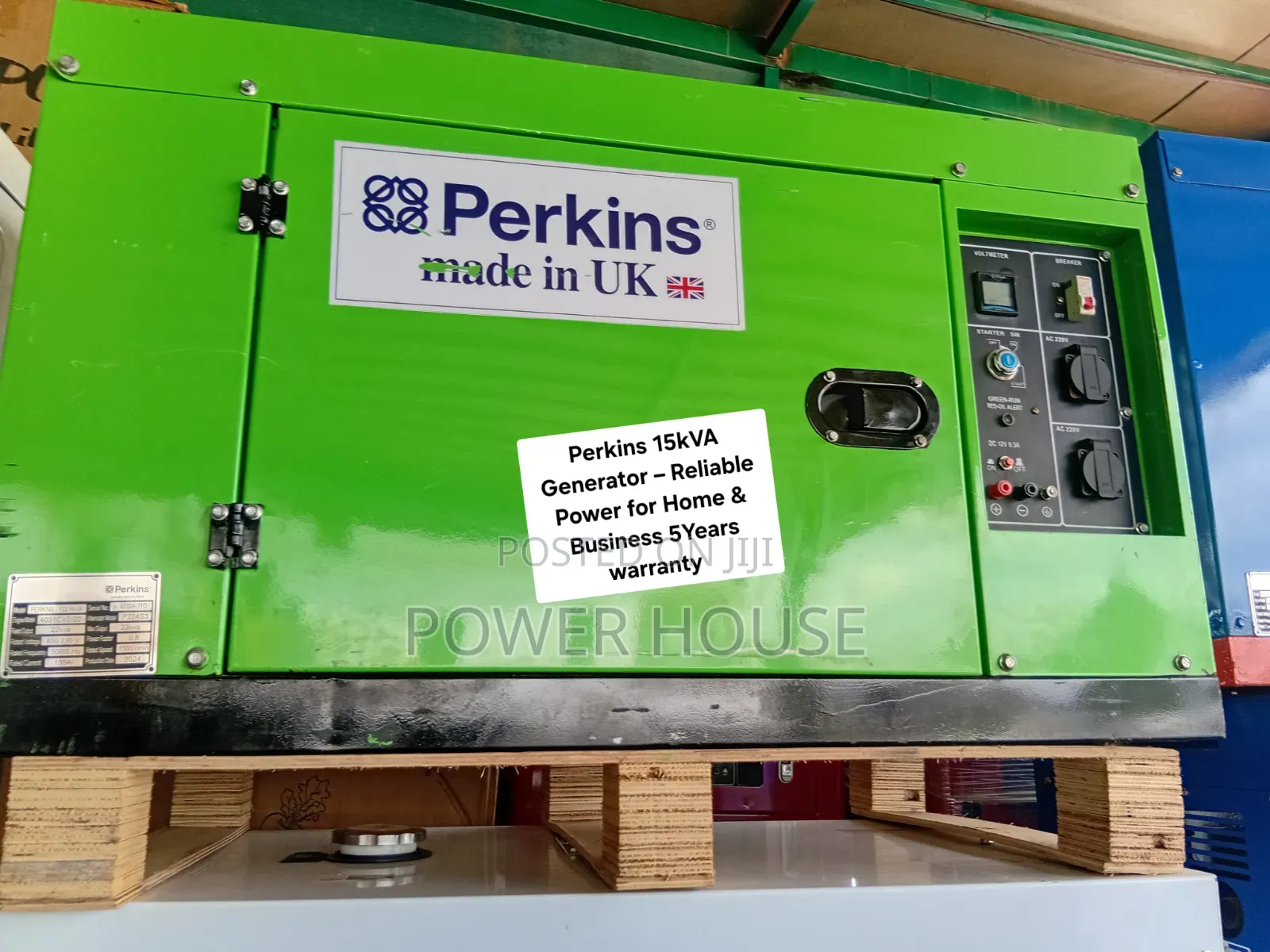 Perkins Diesel Generator 15kVA – Ready for Reliable Power