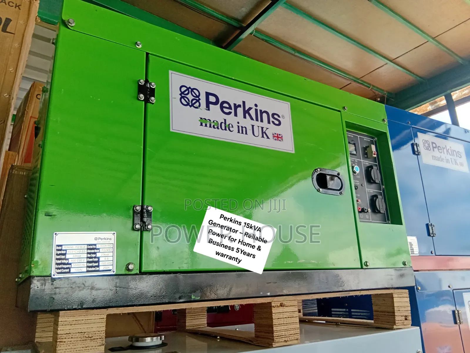 Perkins 15kVA Diesel Generator – Heavy-Duty Power Performance