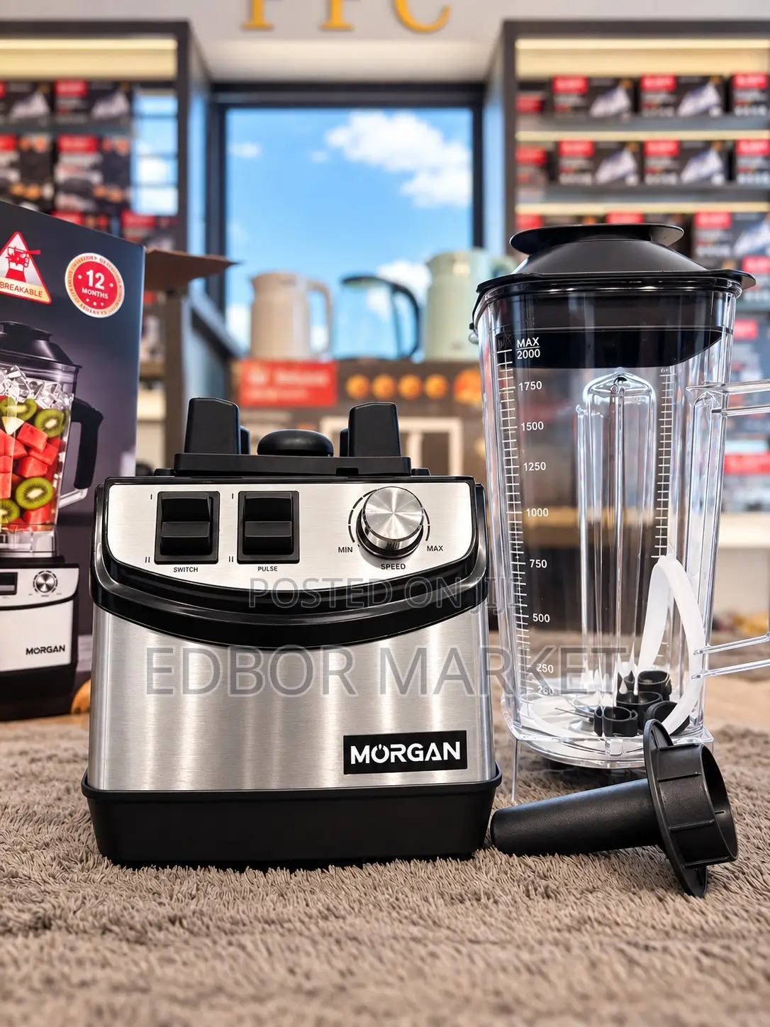 Morgan 2.5L 2-in-1 Electric Blender BD-2901 450W