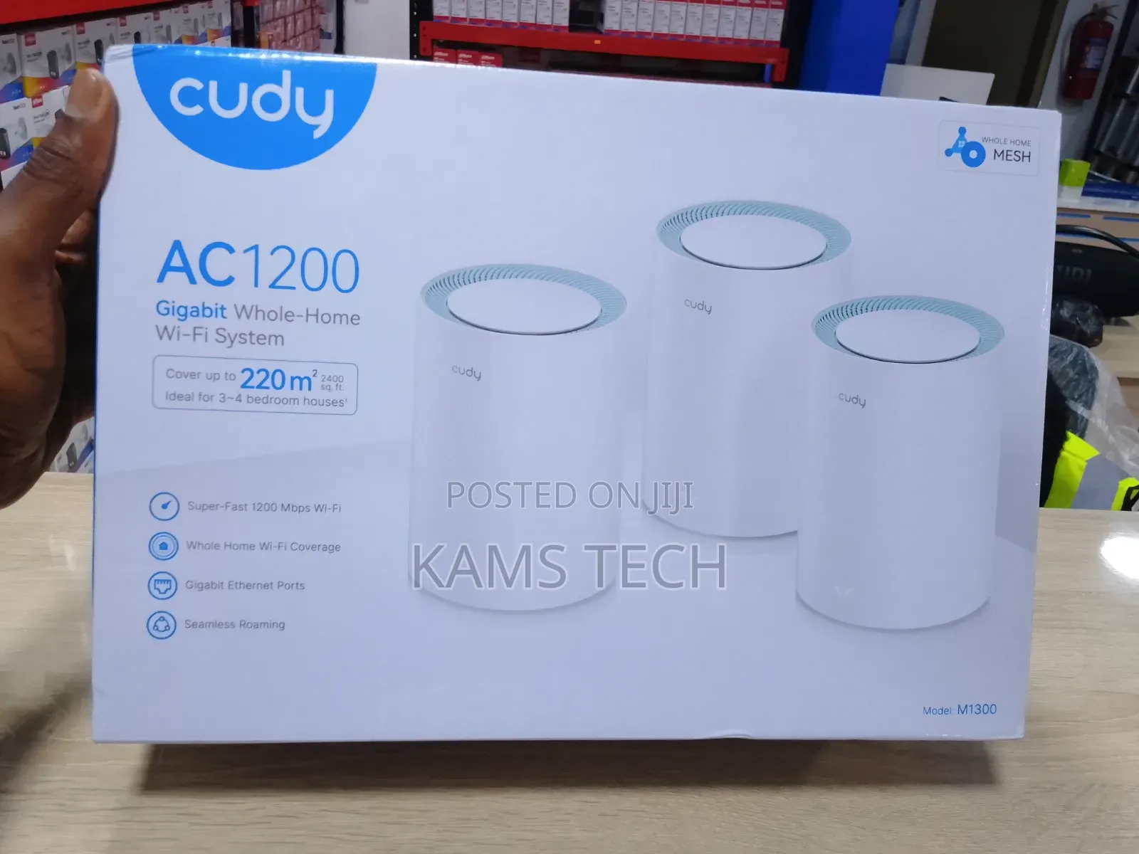 CUDY AC1200 Whole-Home WIFi System (Access Point) M1300