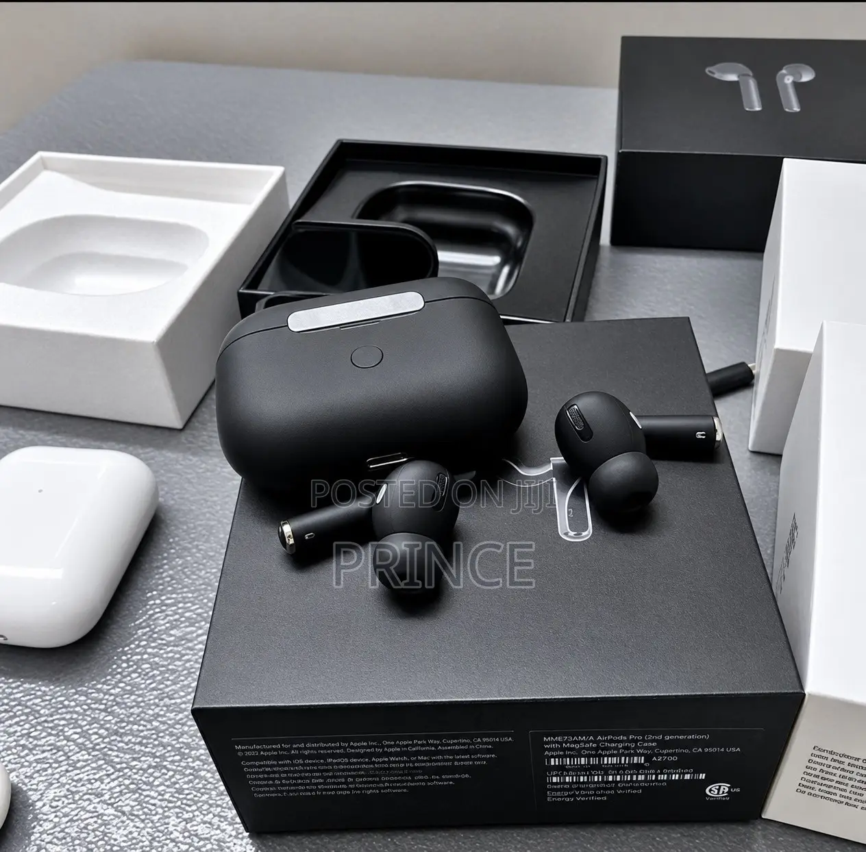 Matte Black Airpods Pro 2 ( 2nd Gen )