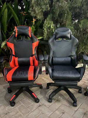 Executive Gaming & Office Chair With Footrest & Lumbar Pillow