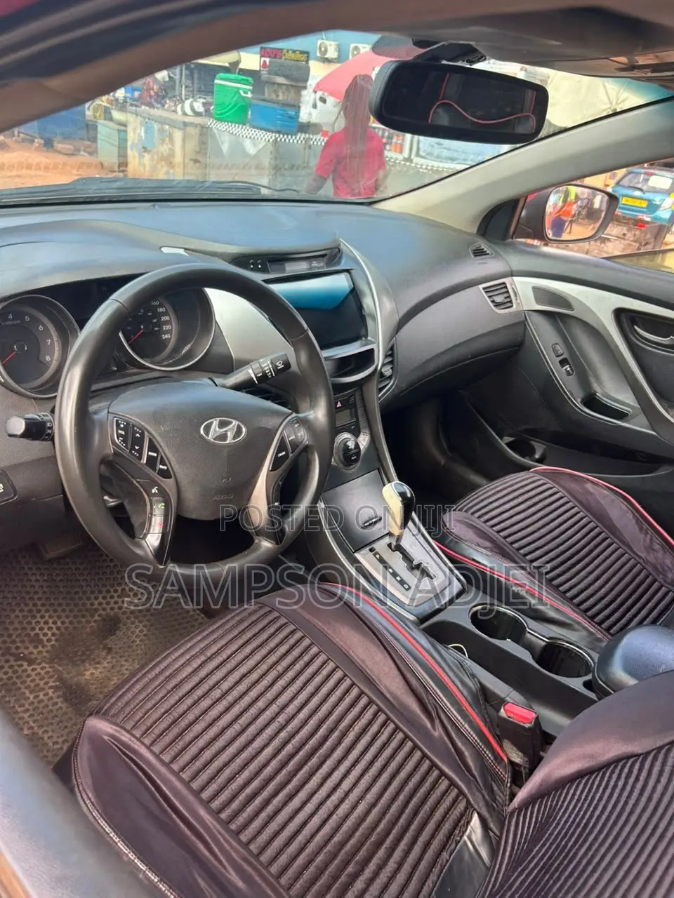 Hyundai Elantra 2013 Red