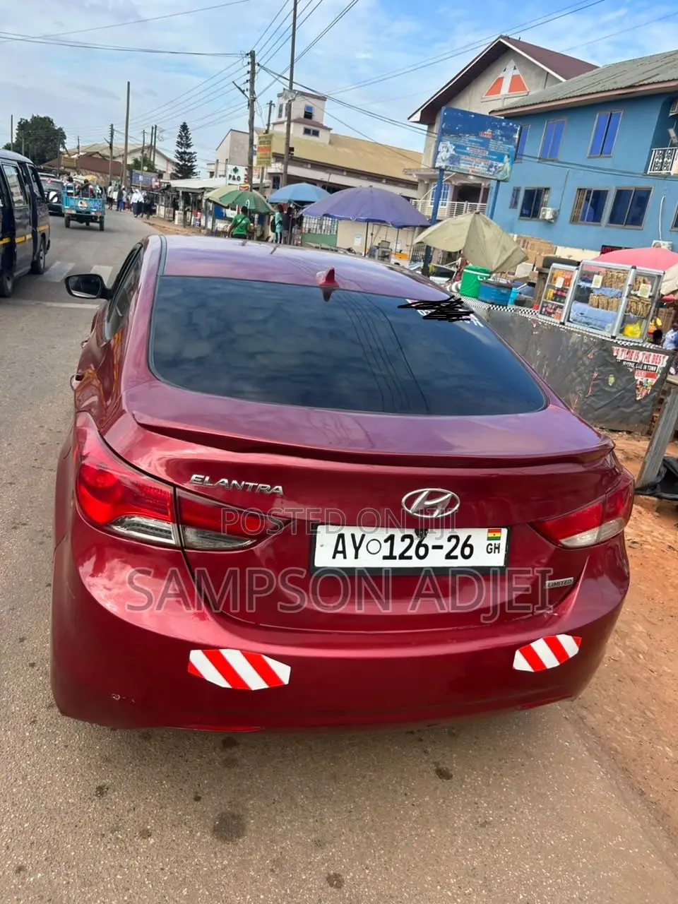 Hyundai Elantra 2013 Red