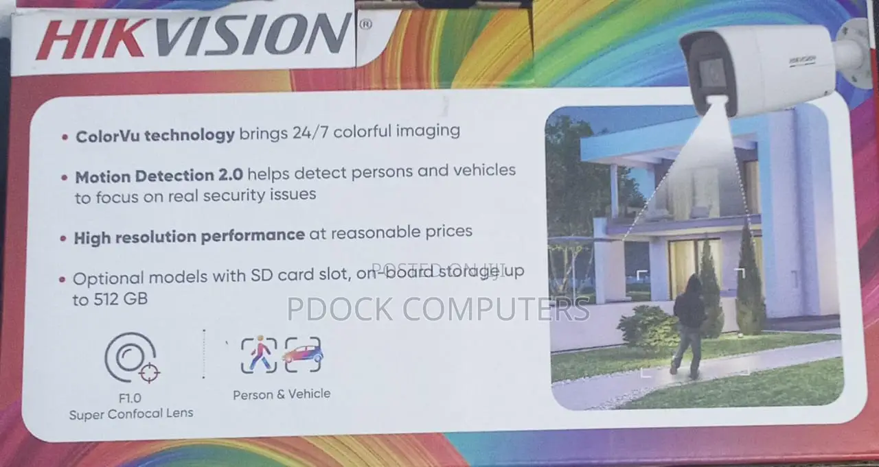 Hikvision 2MP IP ColorVu 3.0 Fixed Bullet Network Camera Two Way Audio