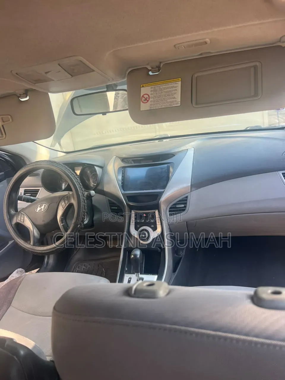 Hyundai Elantra GLS 2012 Black