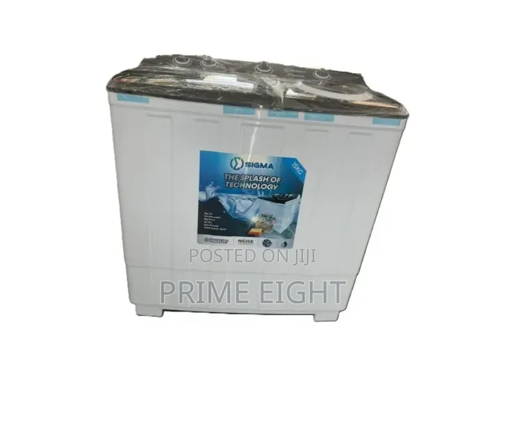 Sigma 15 Kg Semi-Automatic Twin-Tub Washing Machine SWM-TT150