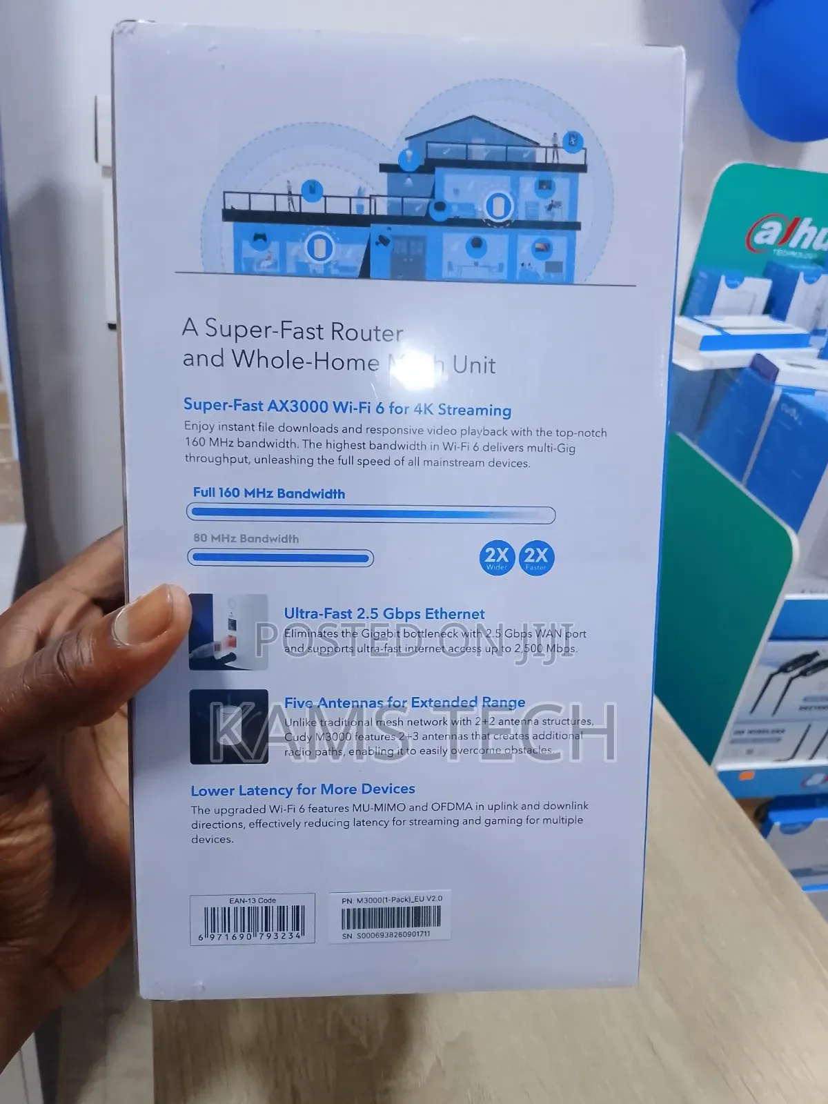 Cudy M300 Ax3000 Whole Home Wifi 6 Mesh Unit With 2.5g Port