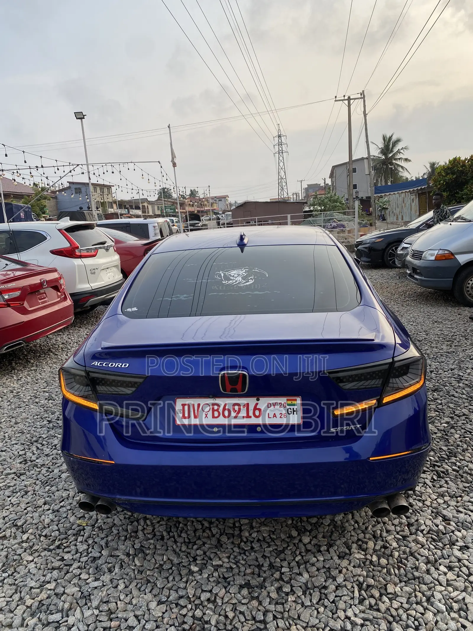 Honda Accord Sport (1.5L 4cyl Turbo 6M) 2019 Blue