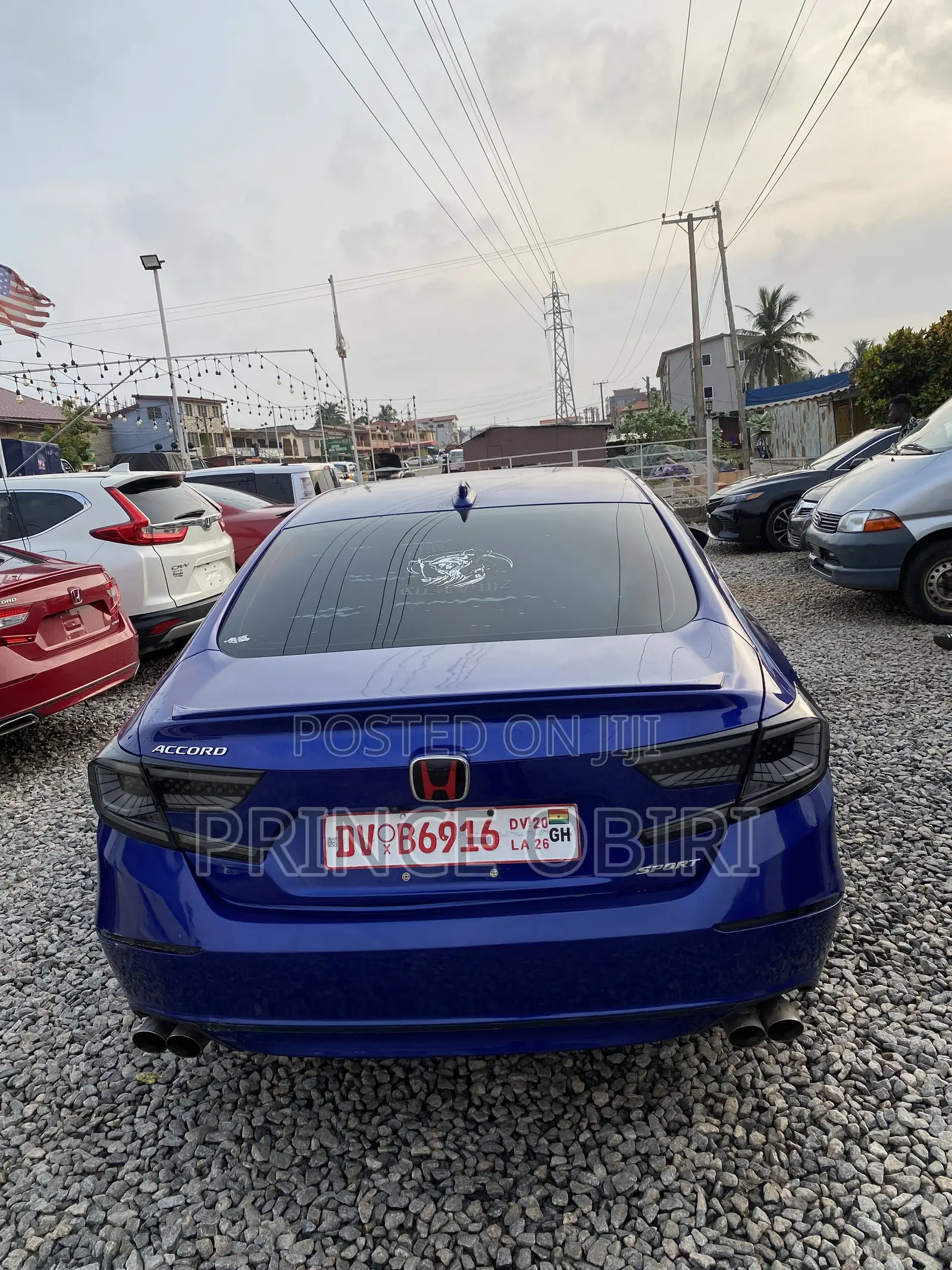 Honda Accord Sport (1.5L 4cyl Turbo 6M) 2019 Blue