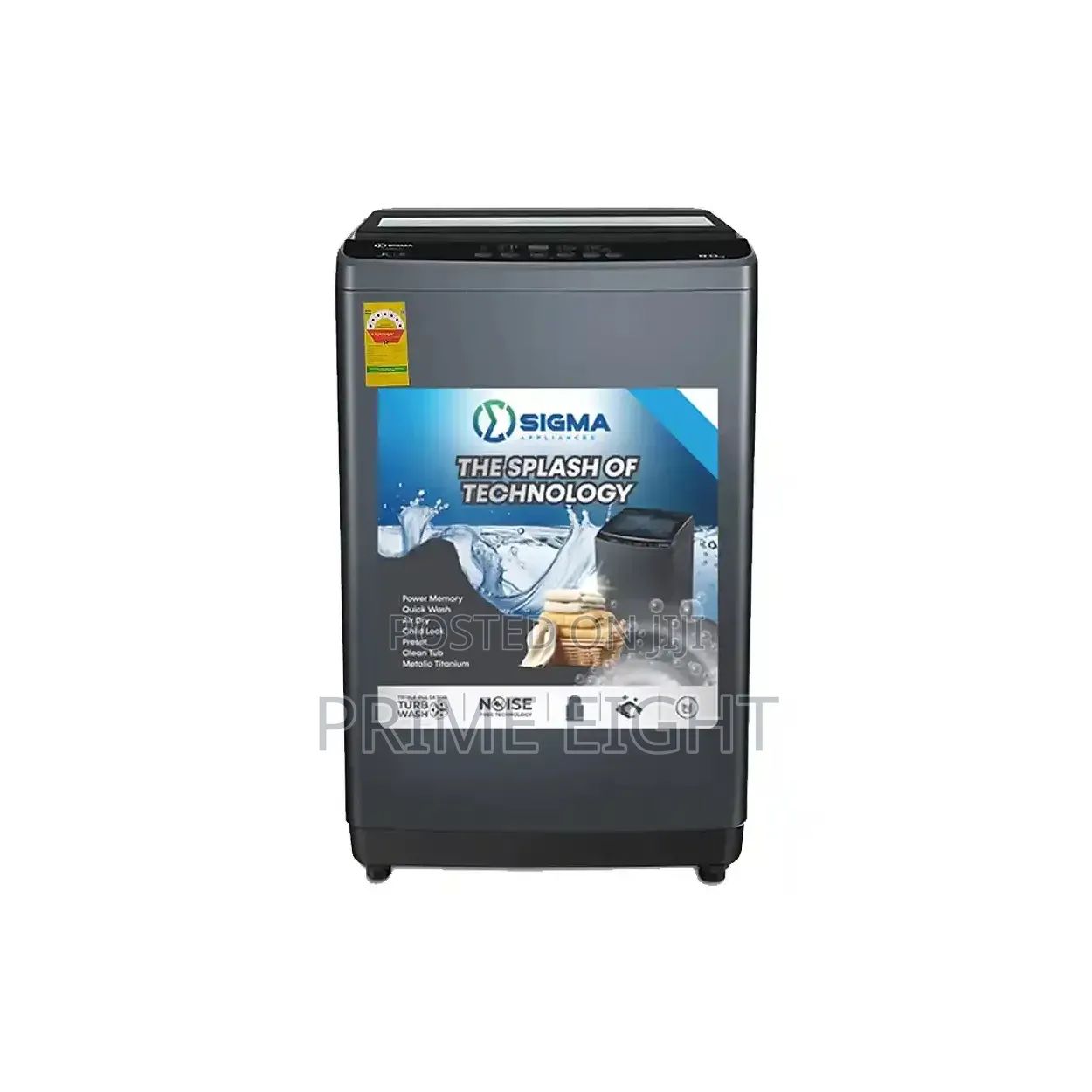 NEW Sigma 8.5 KG Top Load Full Automatic Washing Machine (SWM-T805TL)