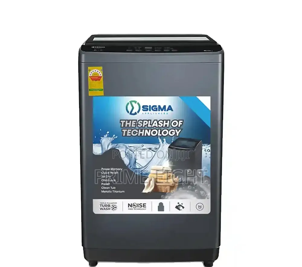 Sigma 8.5 KG Top Load SWM-T805TL Full Automatic Washing Machine