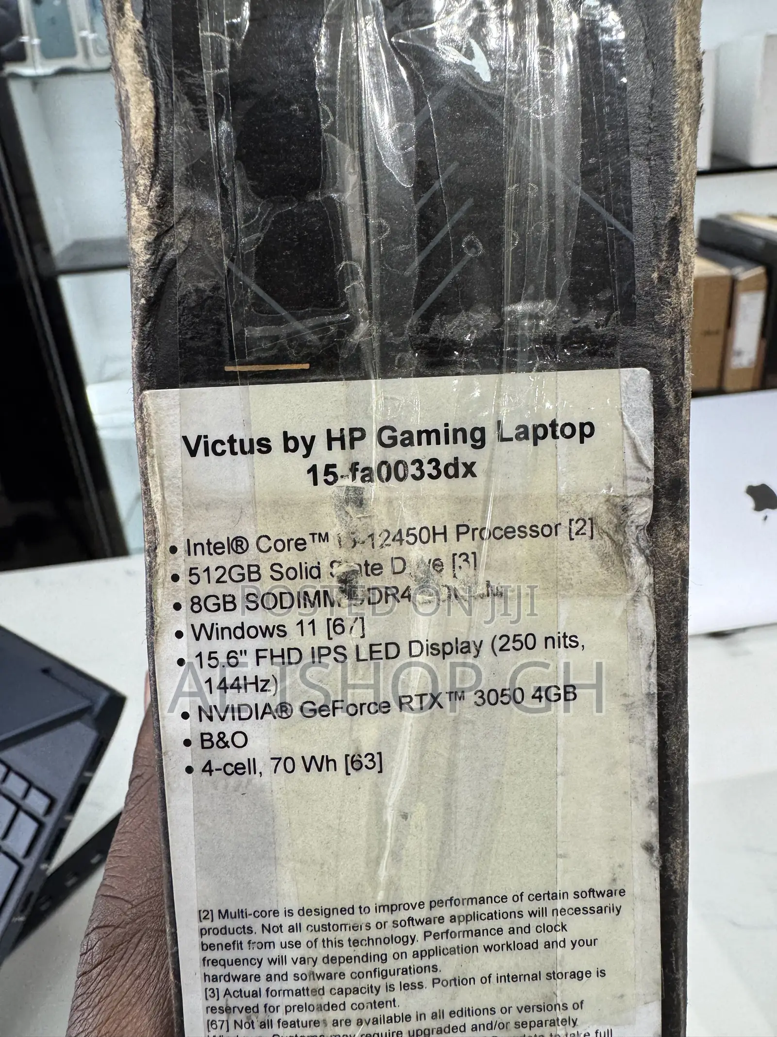 New Laptop HP Victus 15 8GB Intel Core i5 SSD 512GB