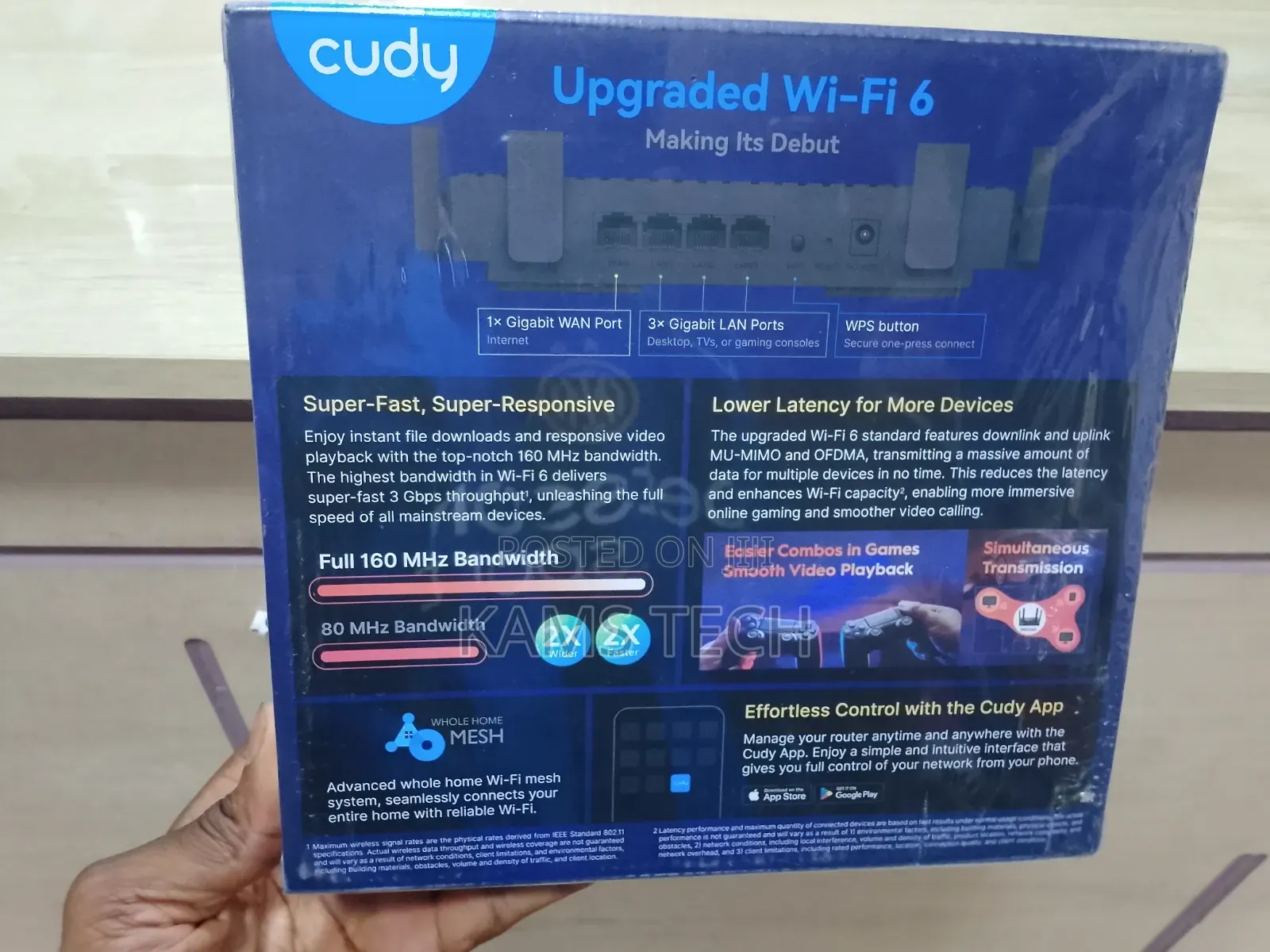 CUDY (WR3000) AX3000 Gigabyte Wi-Fi 6 Router