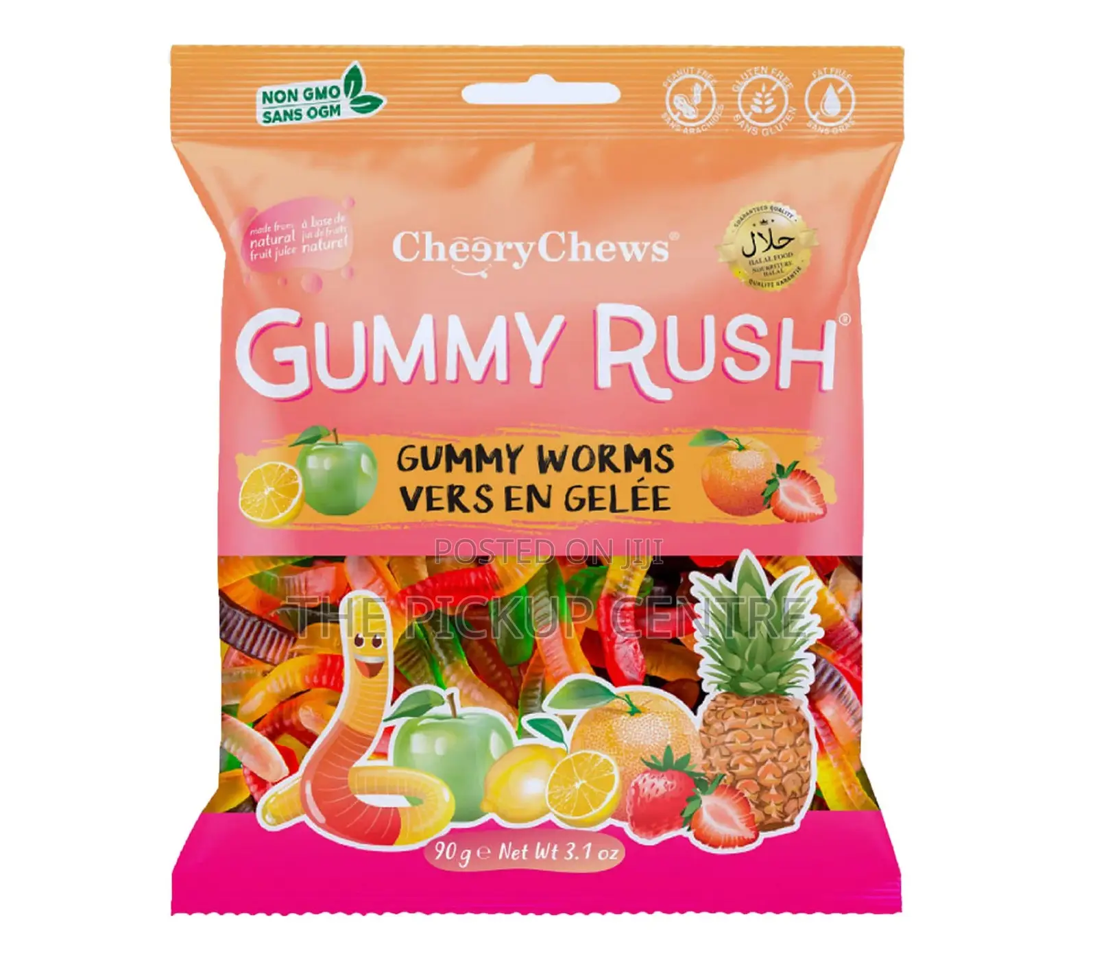 Gummy Rush Gummy Worms/15Ghs Each
