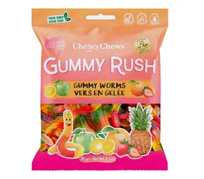 Gummy Rush Gummy Worms/15Ghs Each