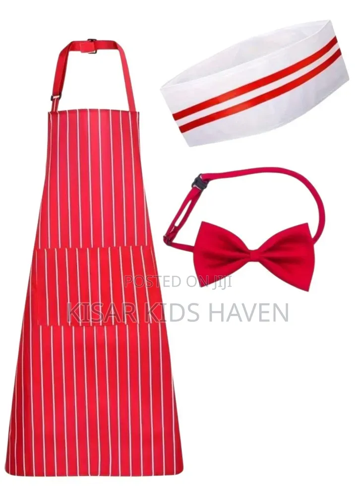 3 Pieces Apron for Kids 7 to 10 Years