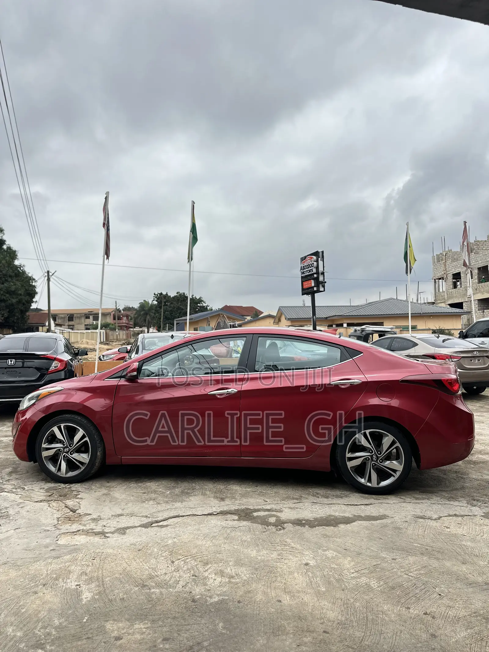 Hyundai Elantra Limited 2018 Red