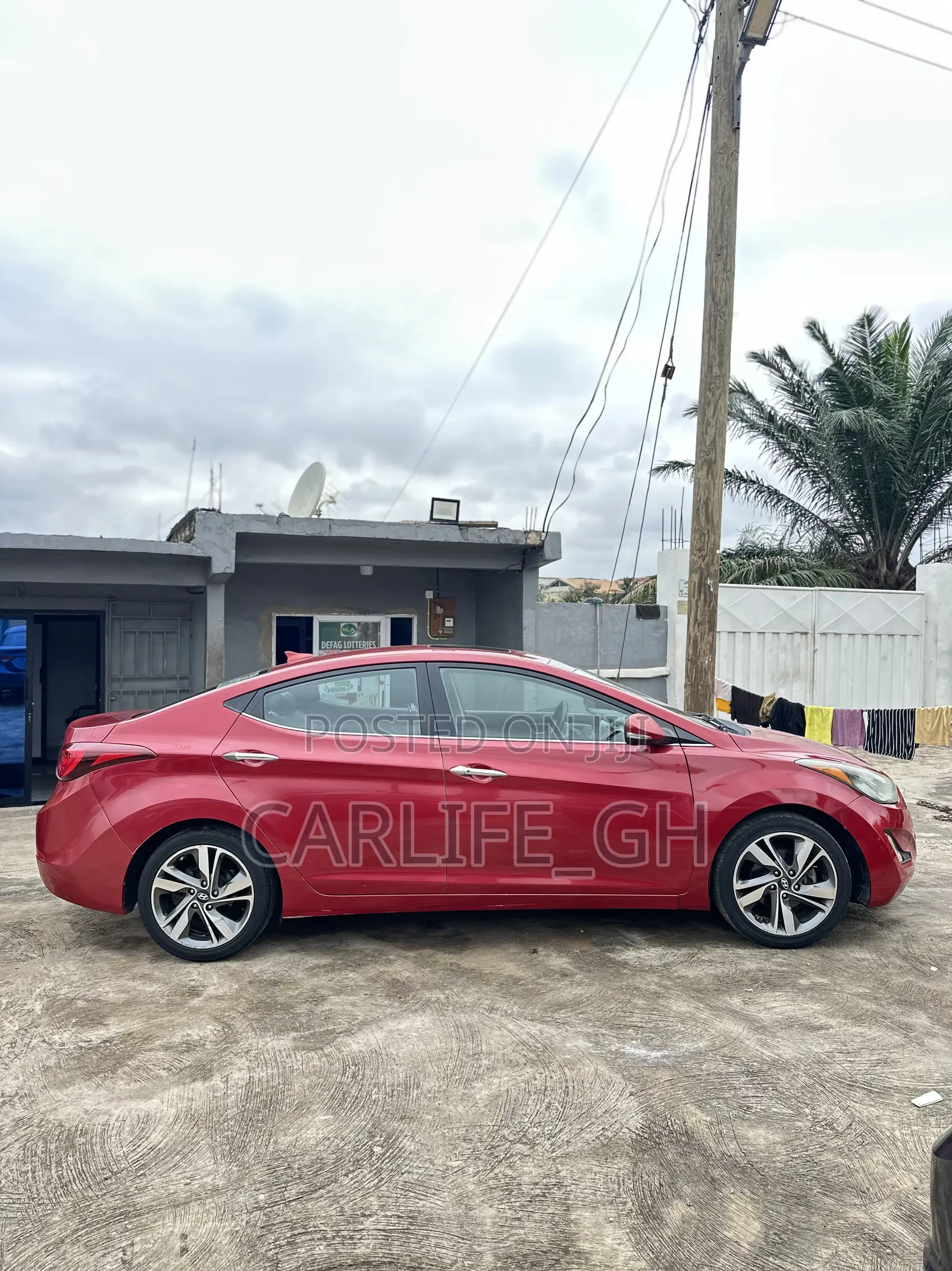 Hyundai Elantra Limited 2018 Red