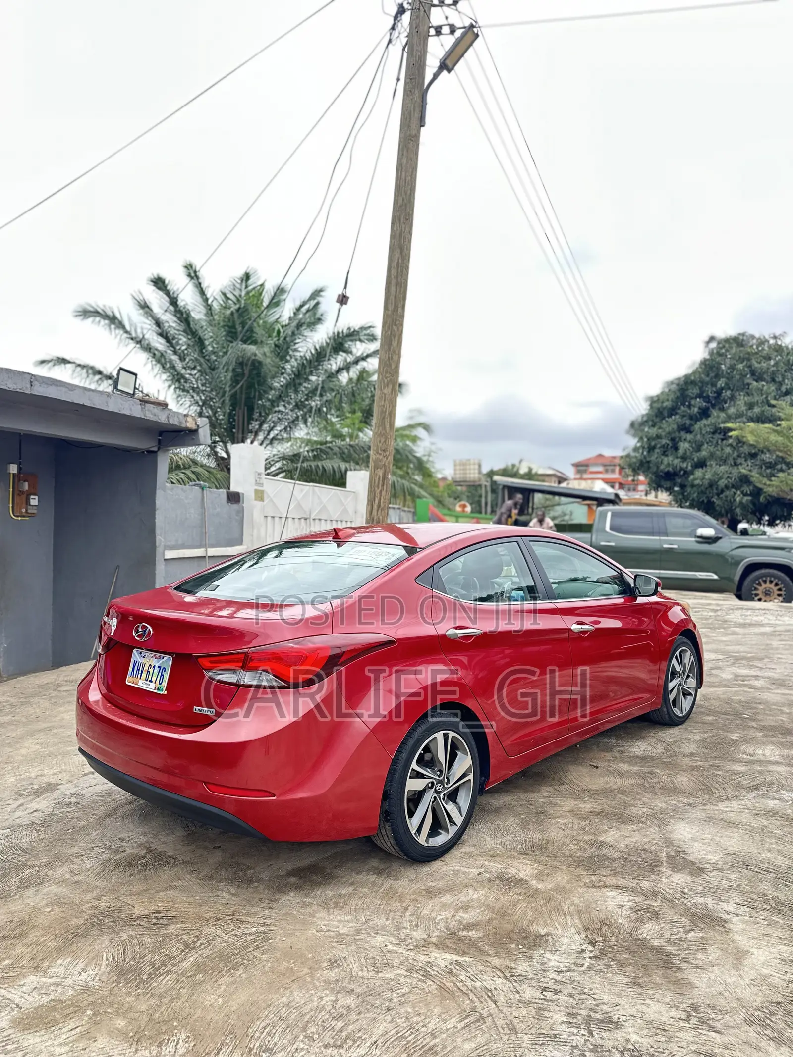 Hyundai Elantra Limited 2018 Red