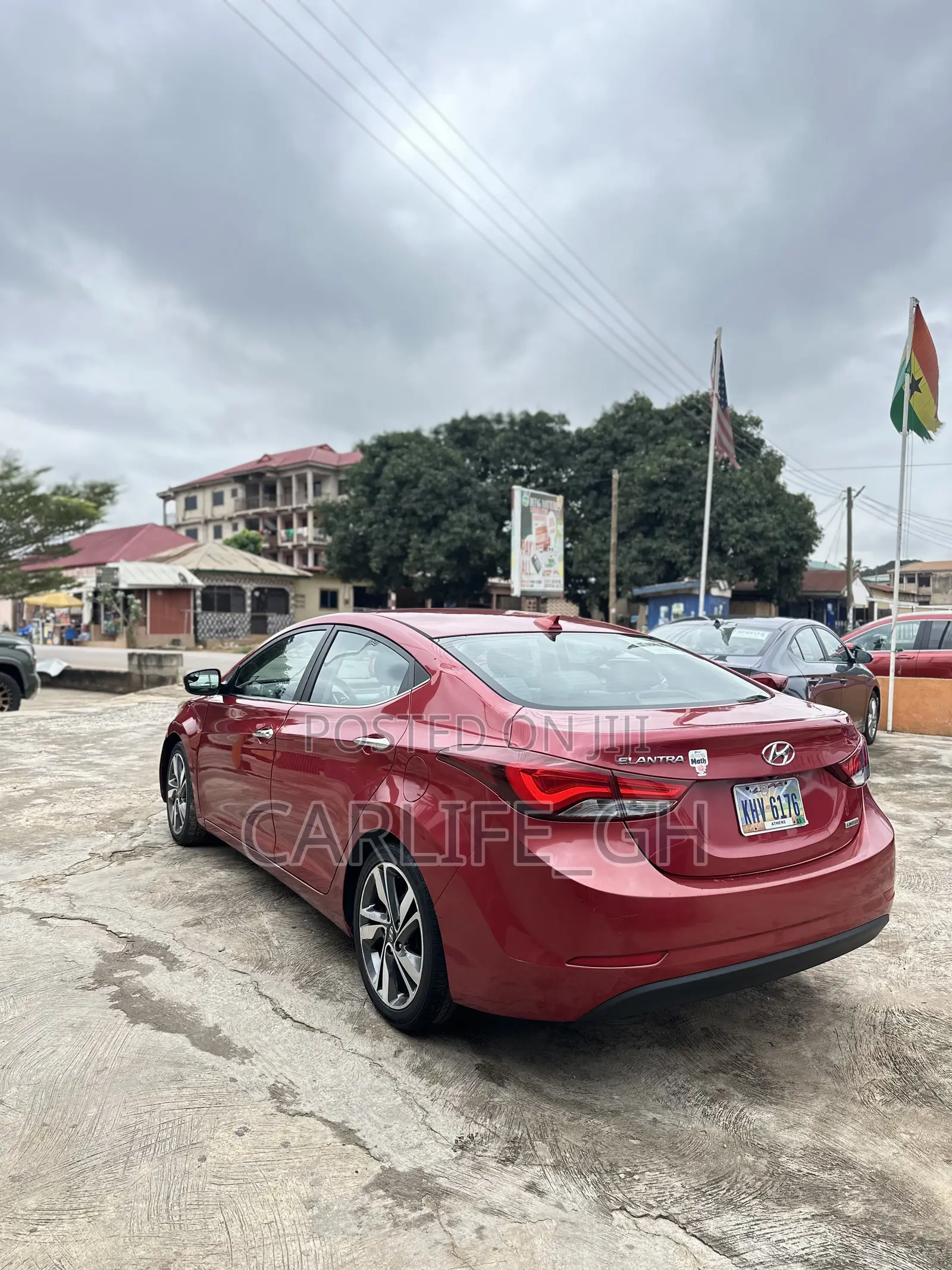 Hyundai Elantra Limited 2018 Red